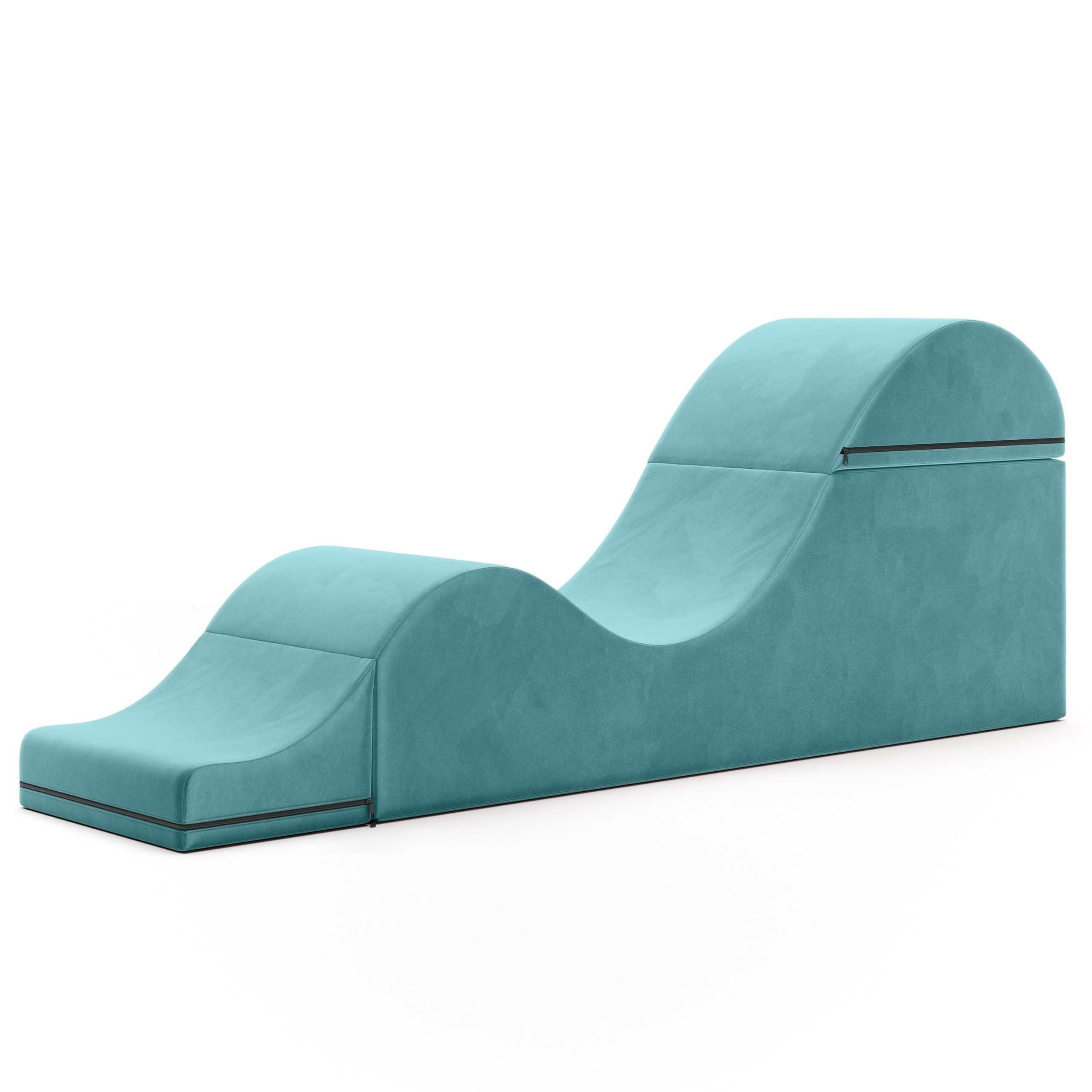 Aria chaise teal bench convertible sex furniture piece