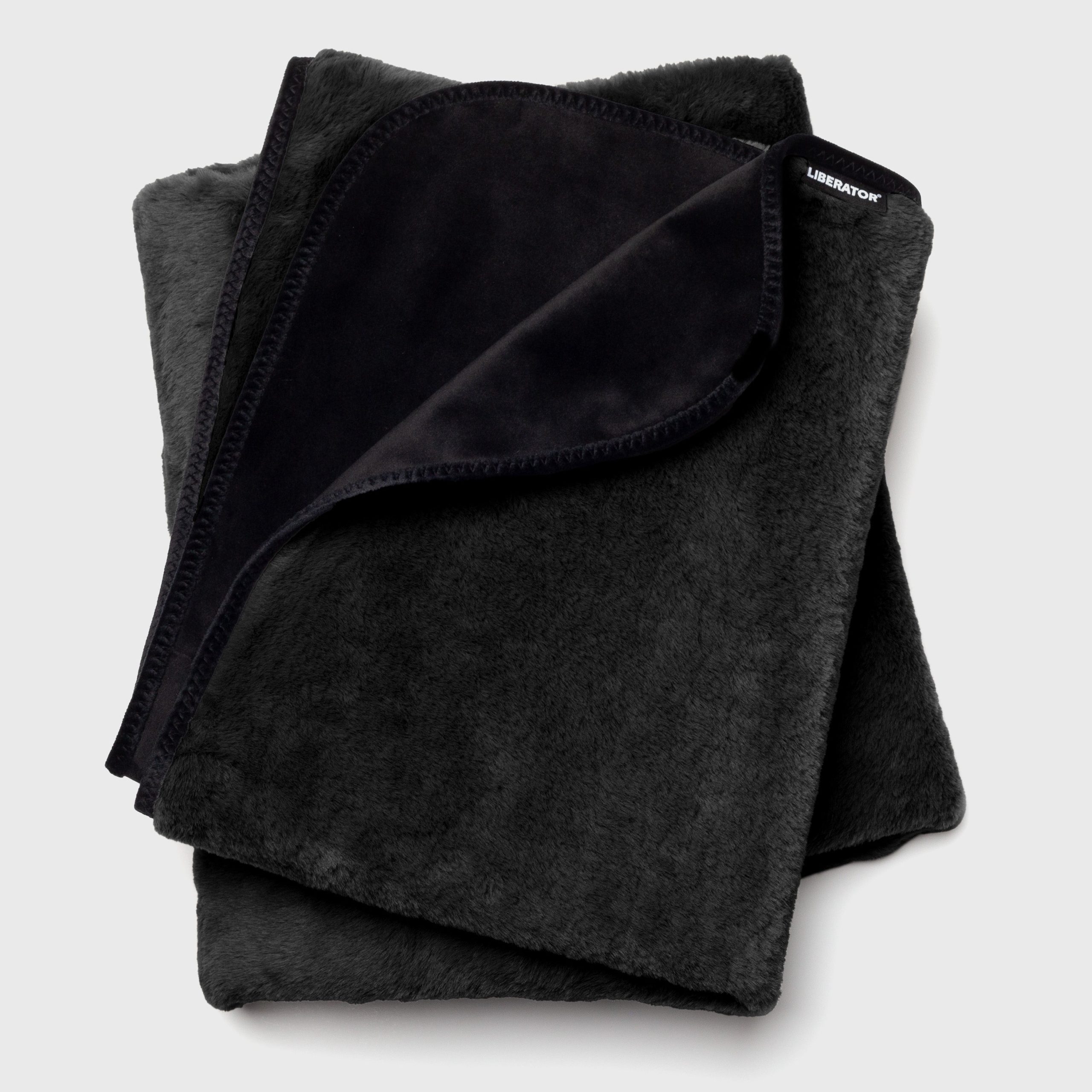 Fascinator fur throw black reversible faux fur waterproof sex blanket