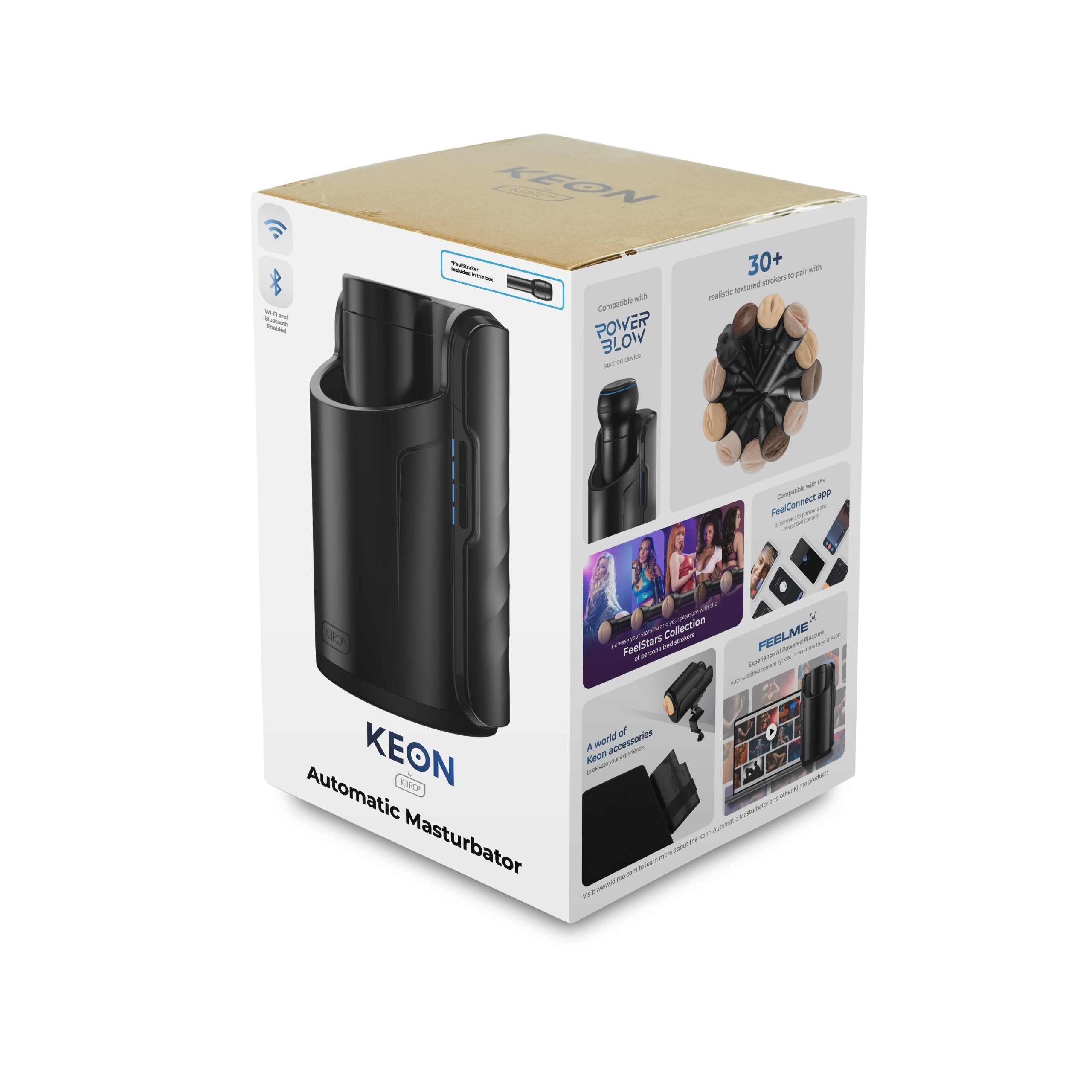 Keon WiFi combo set with Kiiroo Keon and FeelStroker sleeve