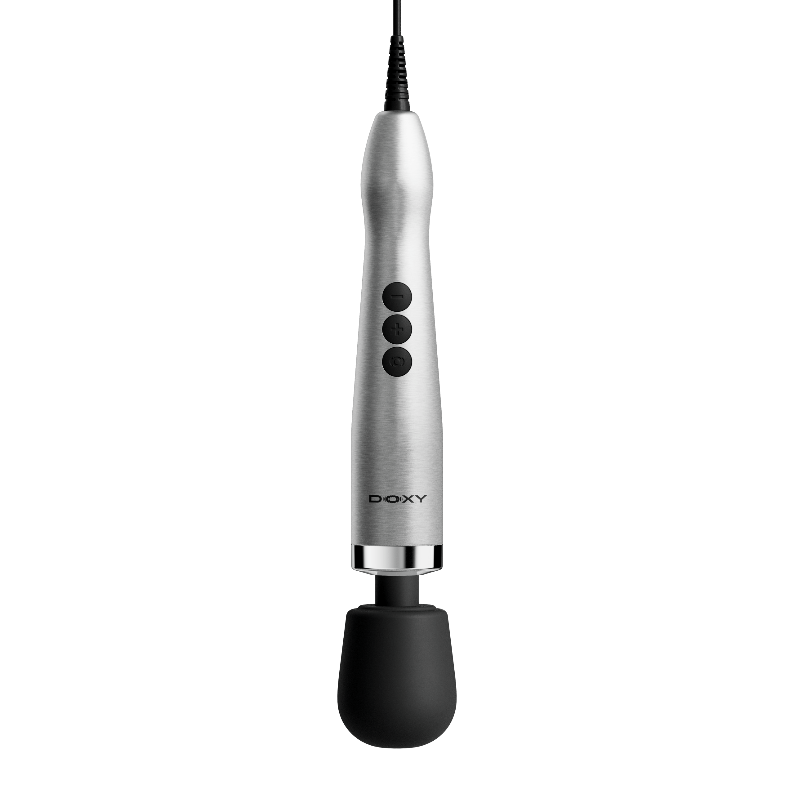 Die Cast Max silver corded plug-in wand massager