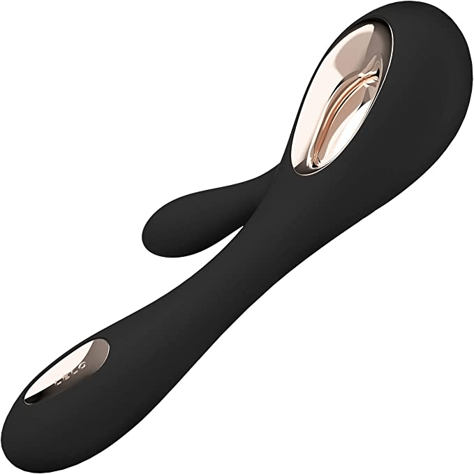 Soraya Wave Black rabbit vibrator with WaveMotion technology