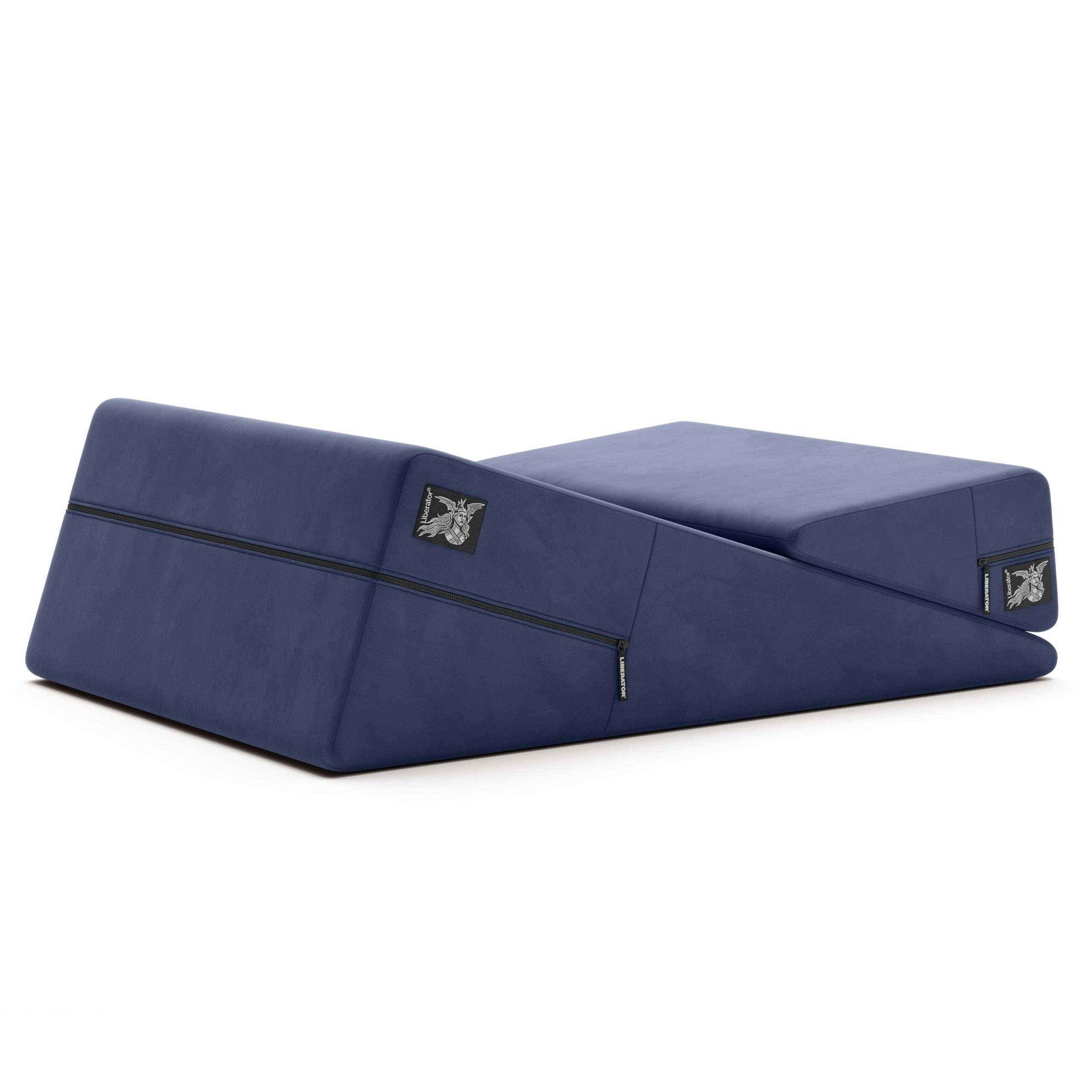 Liberator Wedge Ramp blue velvet positioning cushion combo
