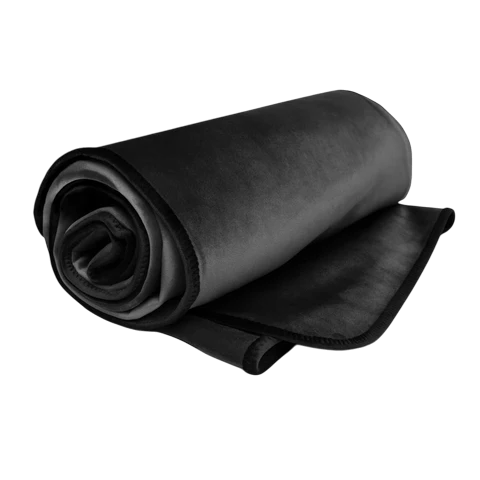 Fascinator Lush black throw king size waterproof blanket