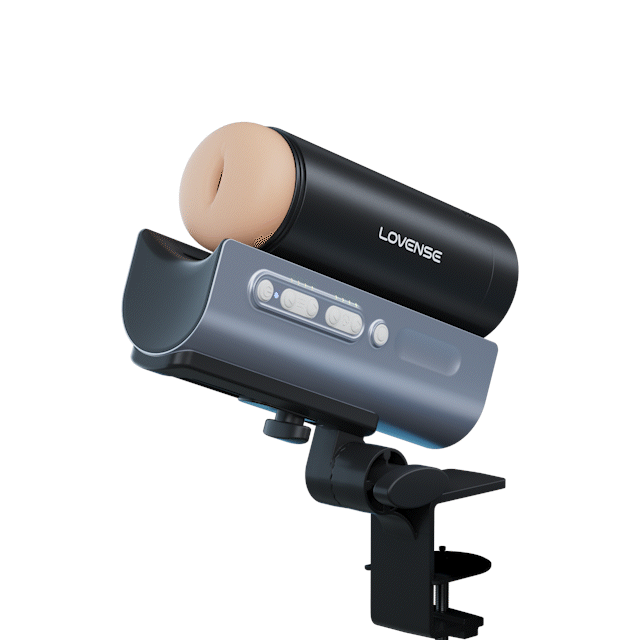 Lovense Solace Pro stroker automatic thrusting male stroker with adjustable mount