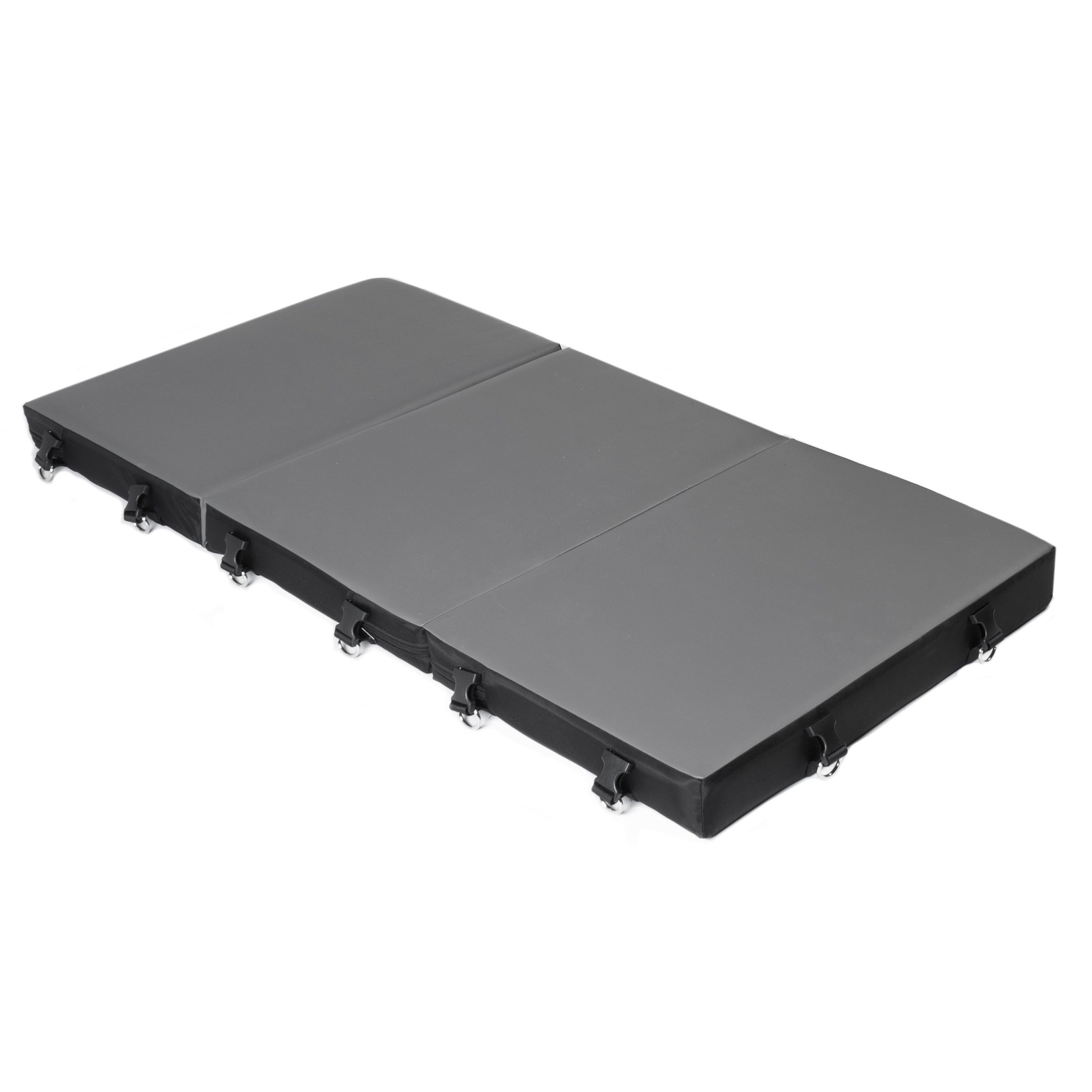 Bondi Portable Playscape grey faux leather bondage board with cuffs
