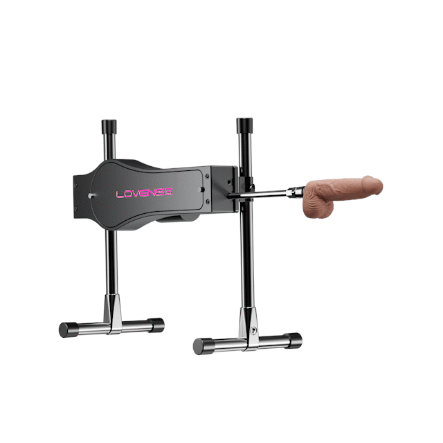 Lovense dual sex machine with two thrusting ends