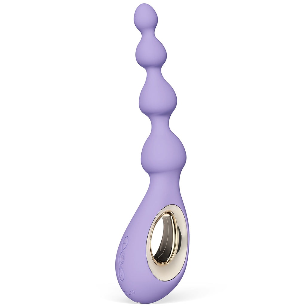 SORAYA Beads Violet Dusk silicone anal beads massager in dusky violet